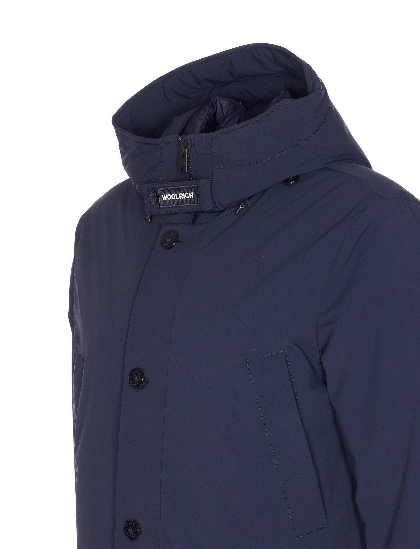Woolrich Coats Blue Polyamide