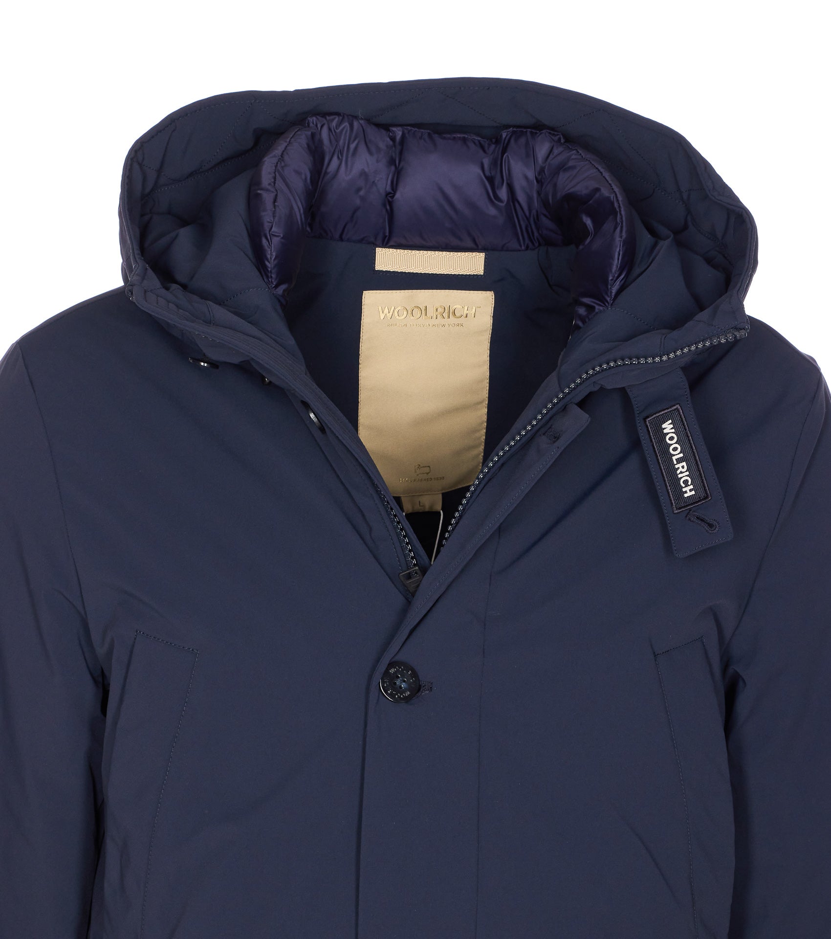 Woolrich Coats Blue Polyamide