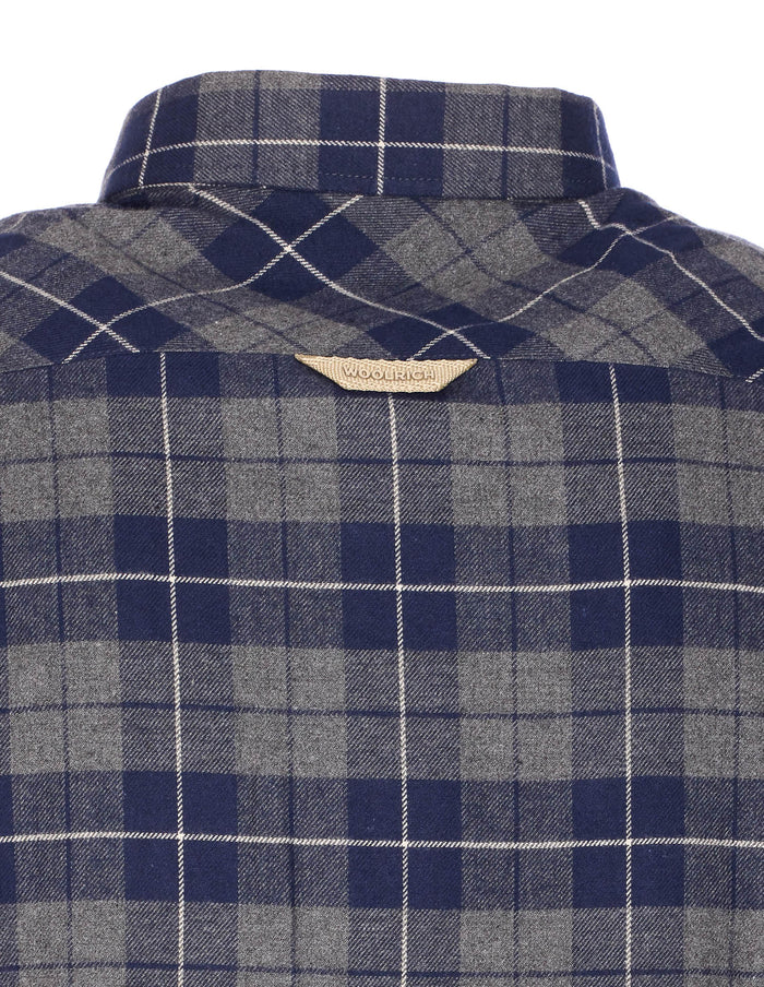 Woolrich Shirts Blue Cotton