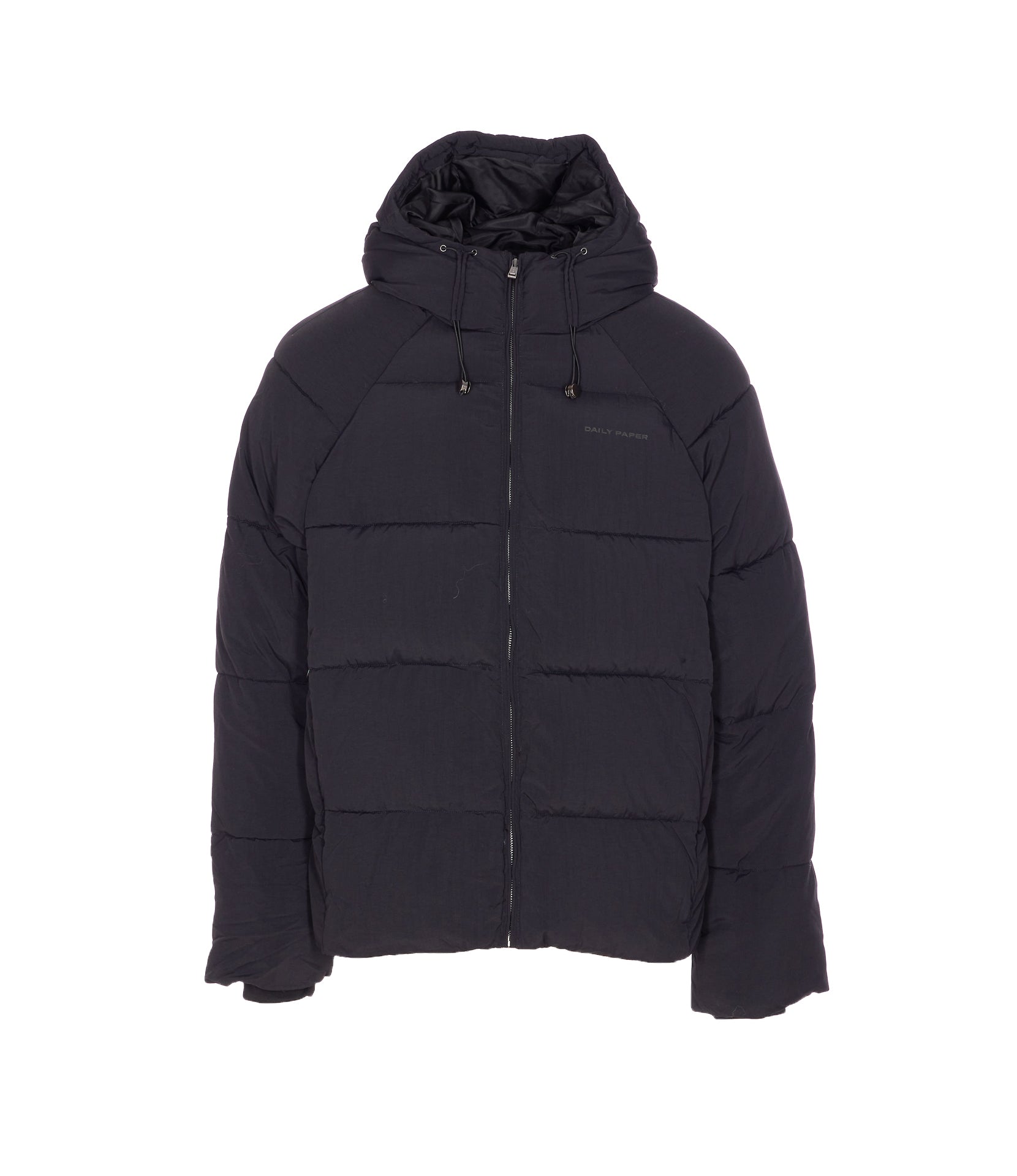 Daily Paper Uomo Coats Black Nylon