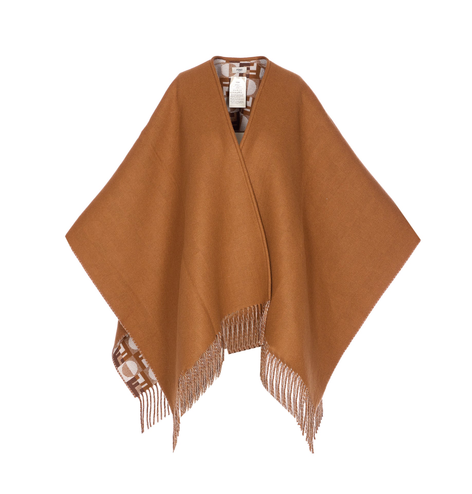 Fendi Jackets Brown Wool
