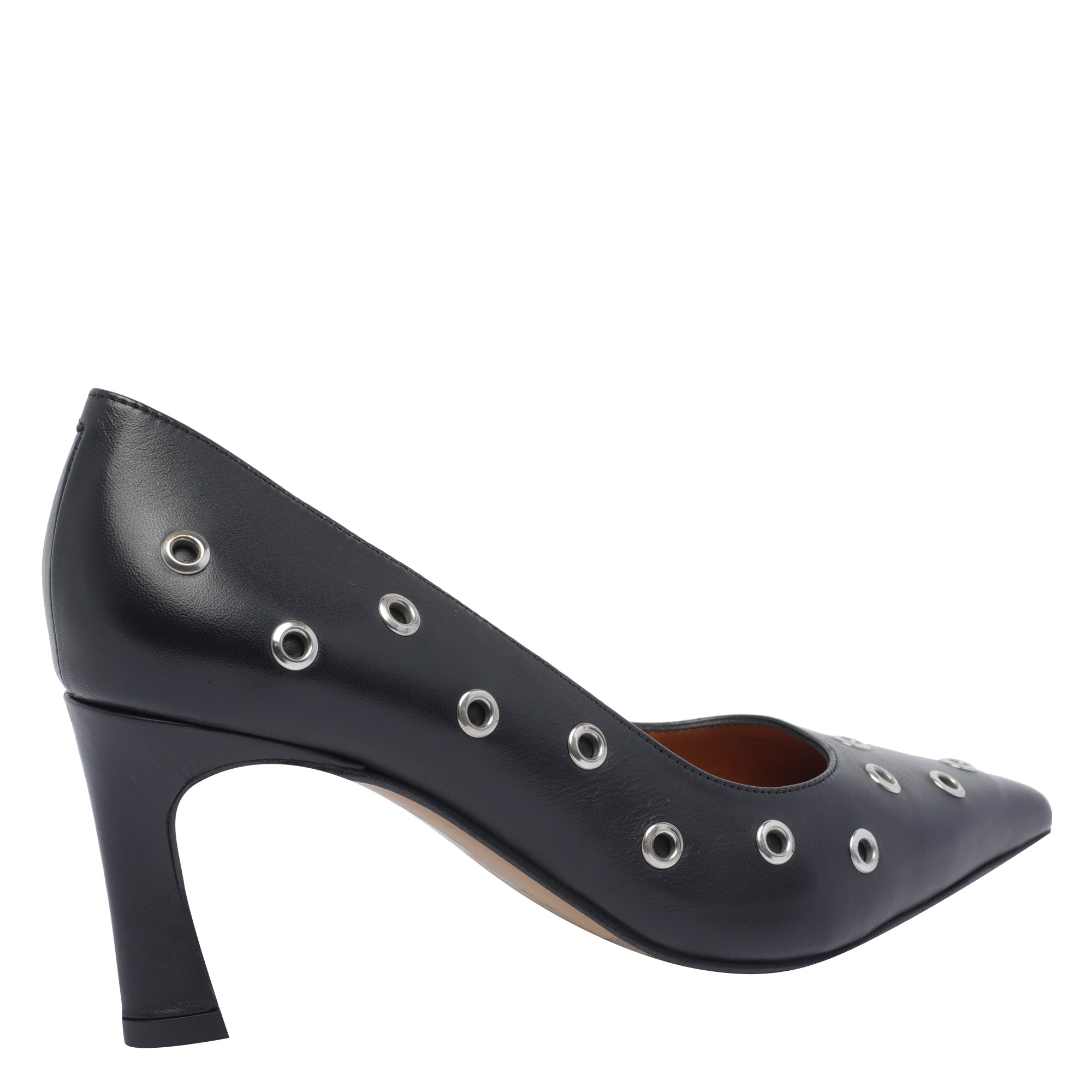 ANGEL ALARCON With Heel Black Calf Leather/rubber Sole