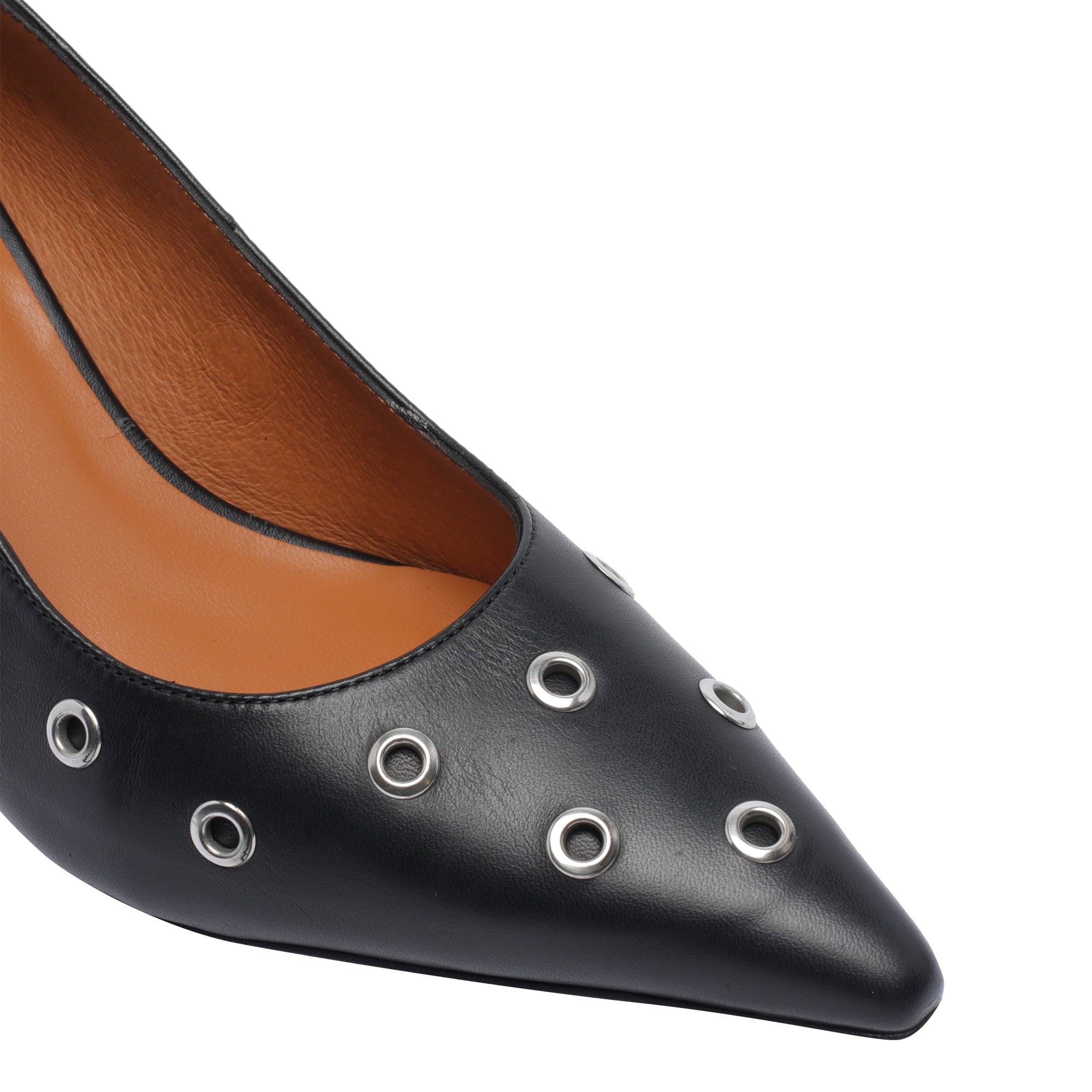 ANGEL ALARCON With Heel Black Calf Leather/rubber Sole