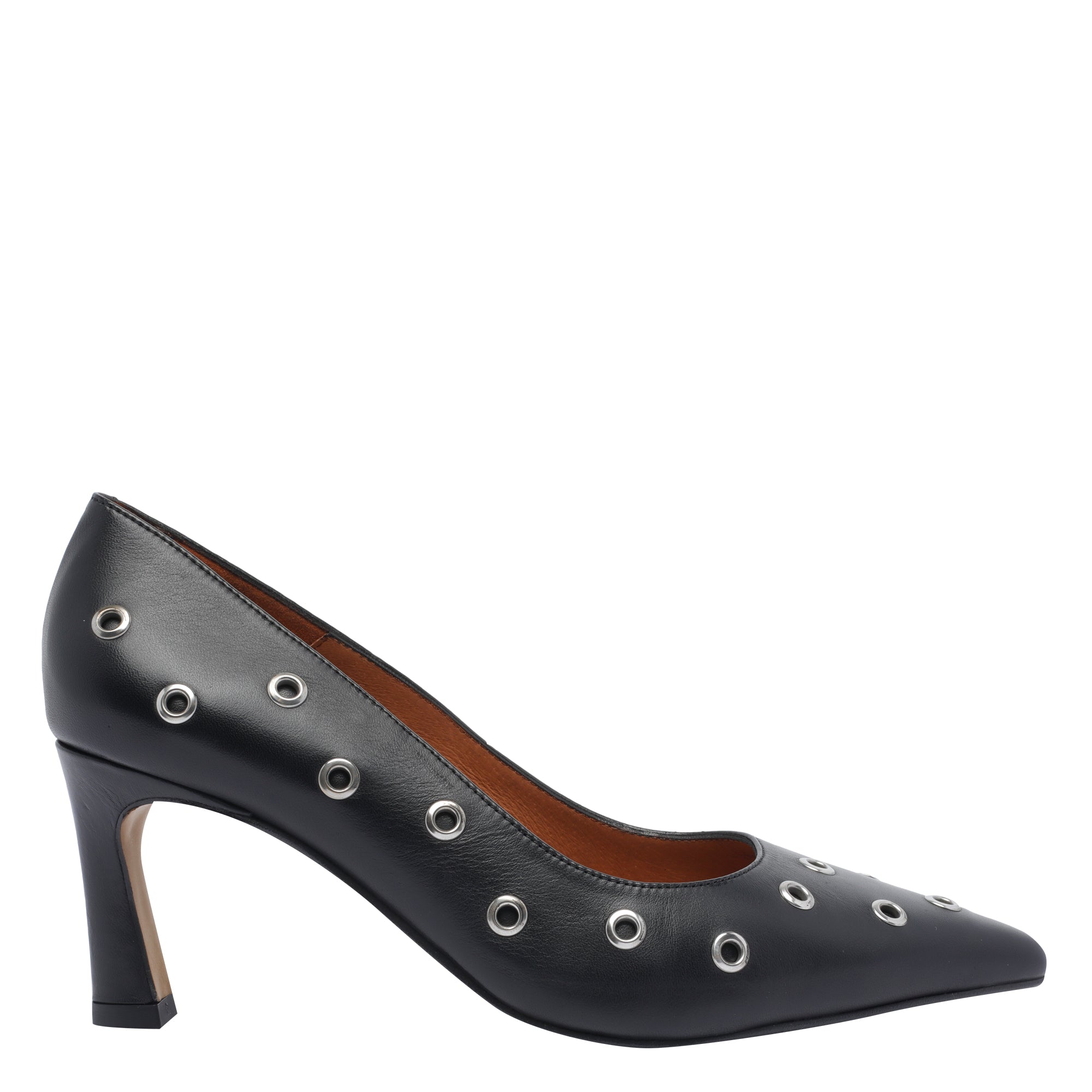 ANGEL ALARCON With Heel Black Calf Leather/rubber Sole