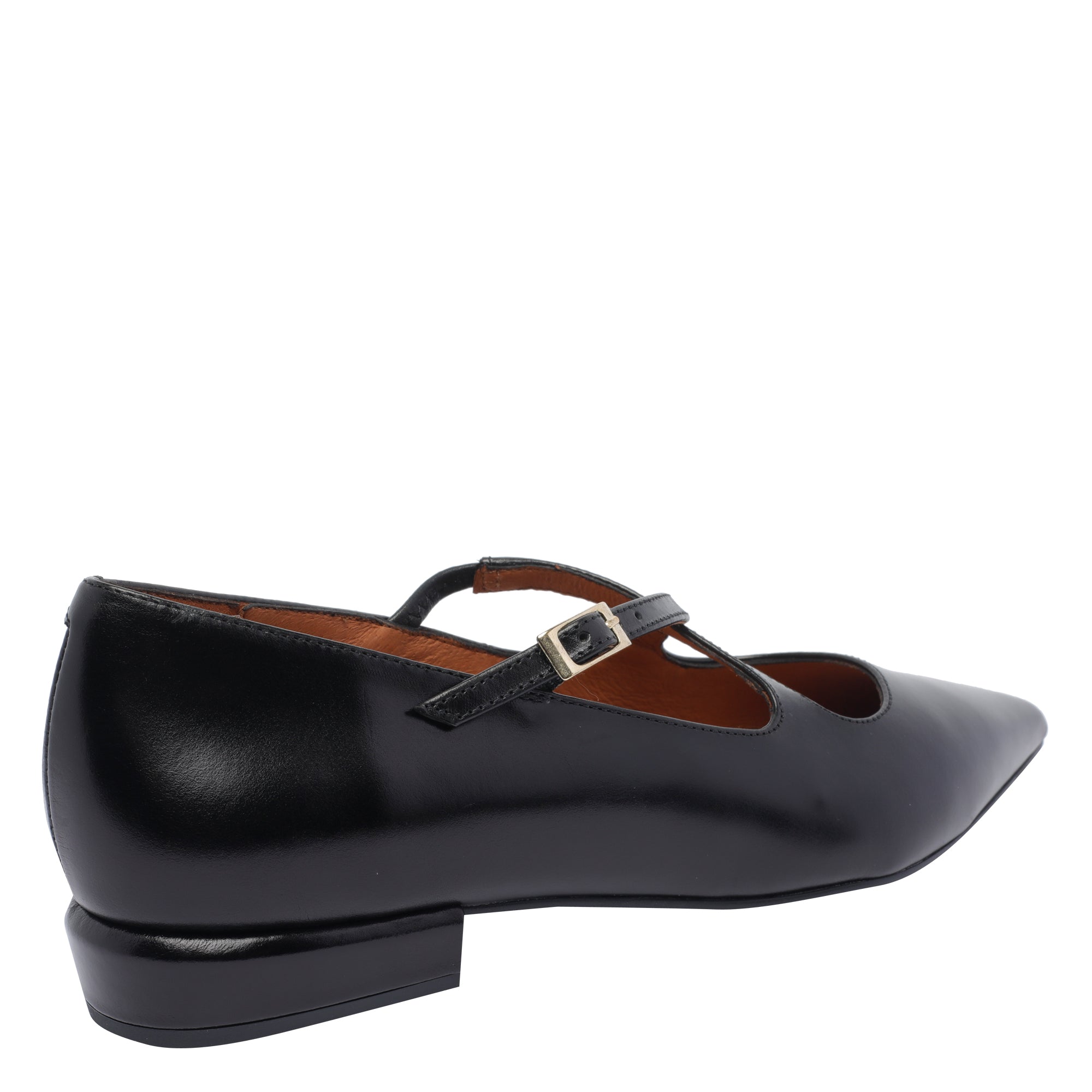 ANGEL ALARCON Flat shoes Black Calf Leather/rubber Sole