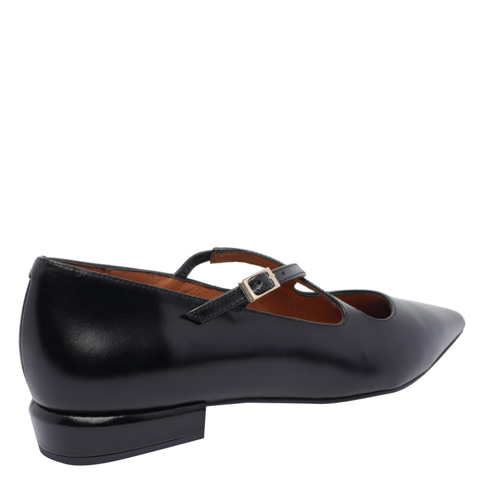 ANGEL ALARCON Flat shoes Black Calf Leather/rubber Sole