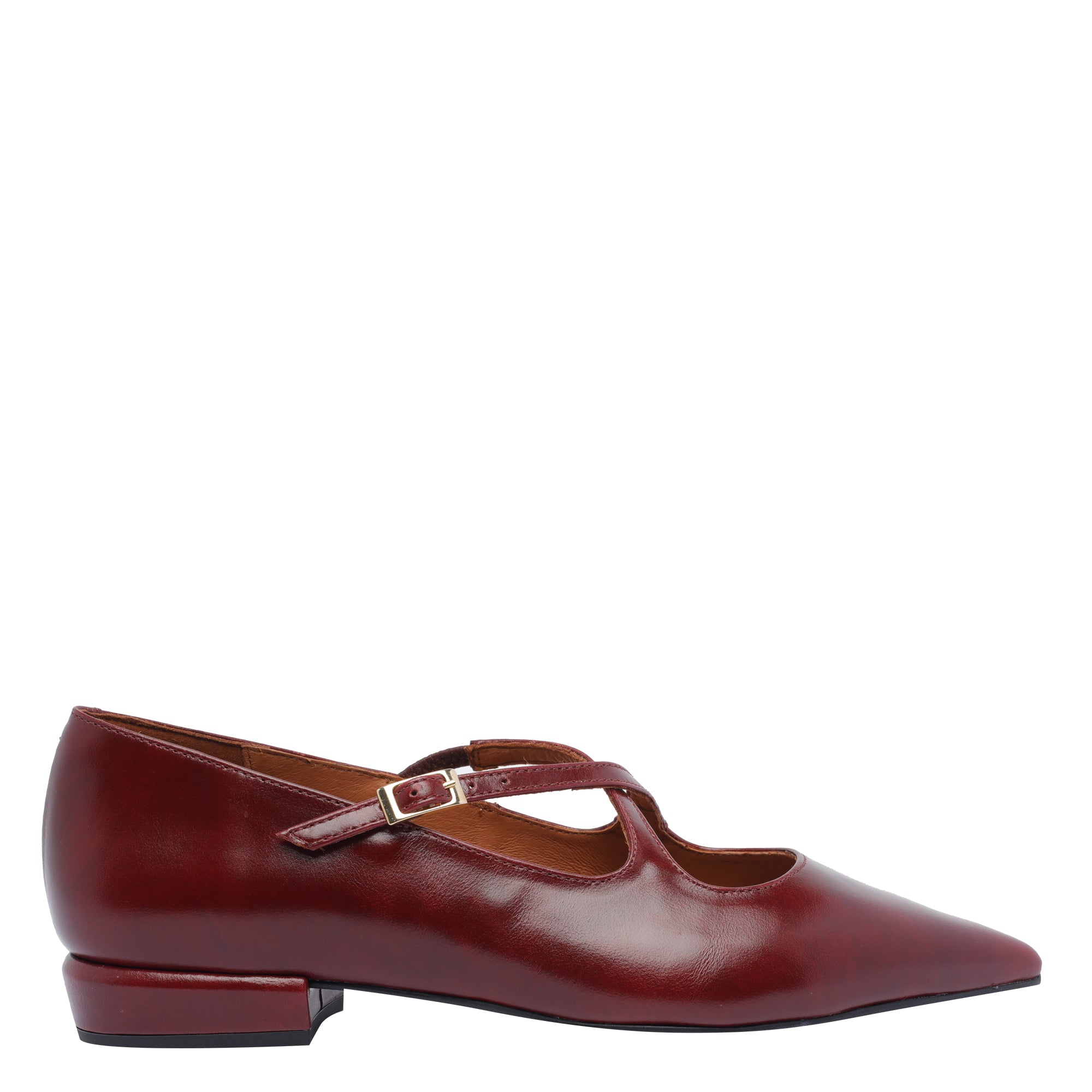ANGEL ALARCON Flat shoes Red Calf Leather/rubber Sole