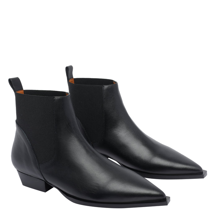 Angel Alarcon Boots Black Calf Leather/rubber Sole