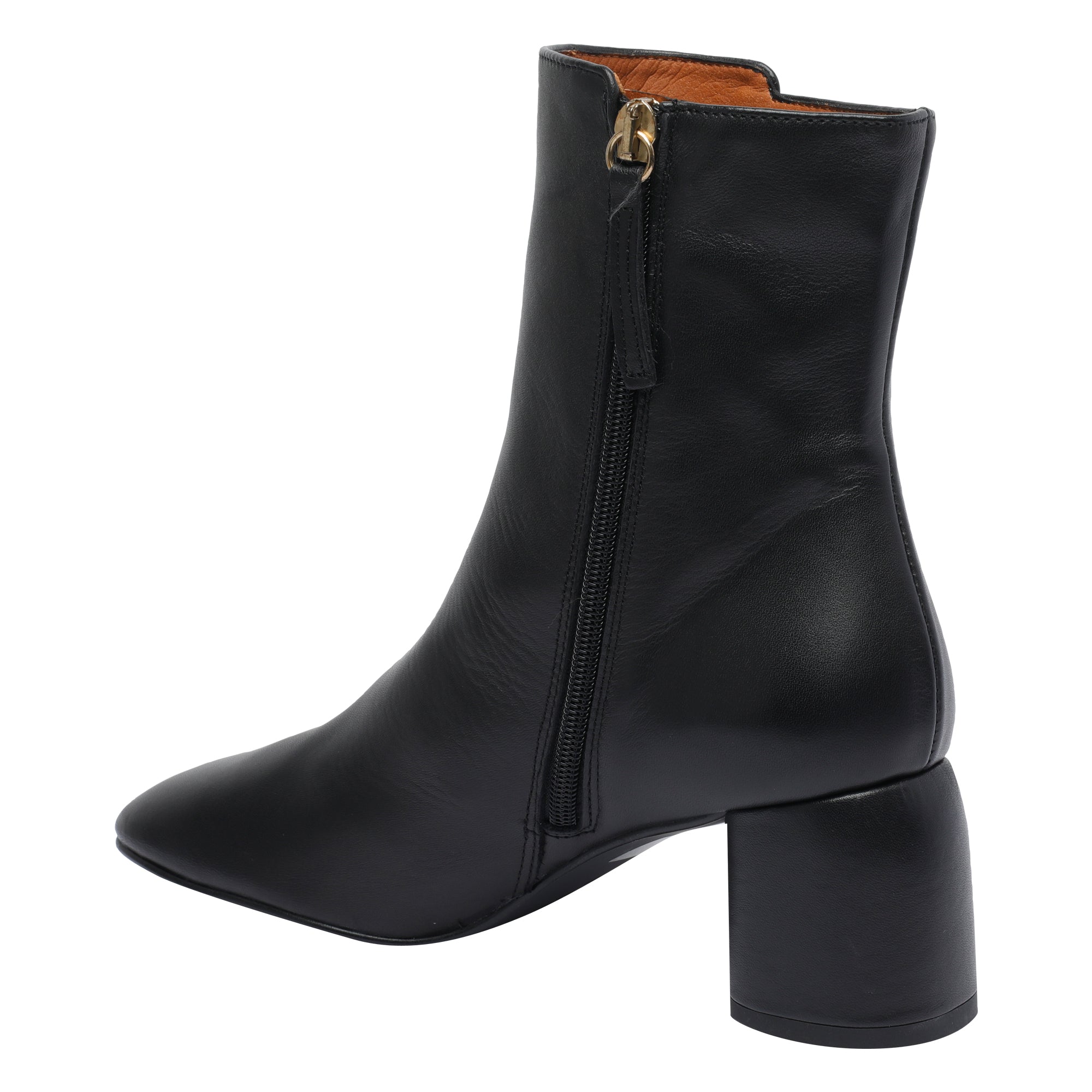 ANGEL ALARCON Boots Black Calf Leather/rubber Sole