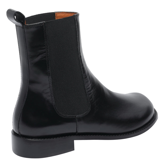 Angel Alarcon Boots Black Calf Leather/rubber Sole