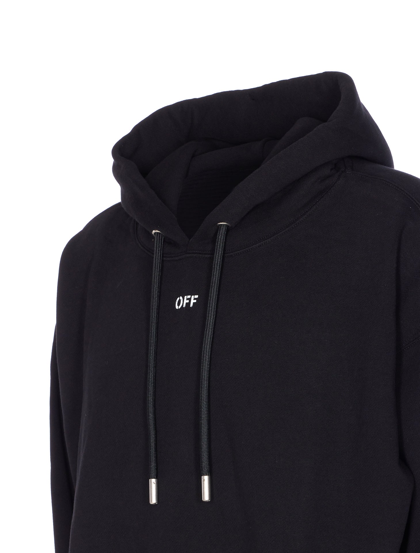 Off White Sweaters Black Cotton