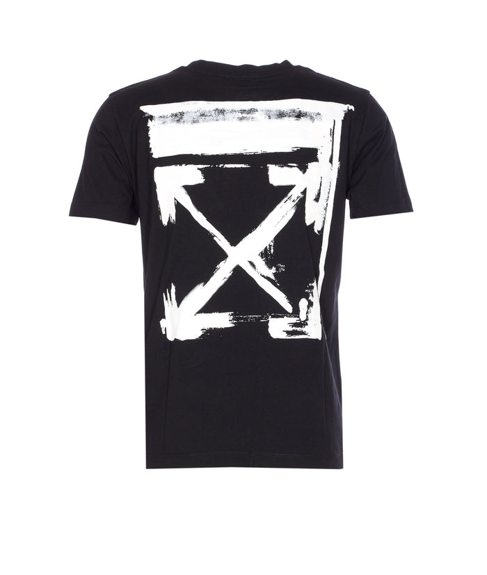 Off White T-Shirts And Polos Black Cotton