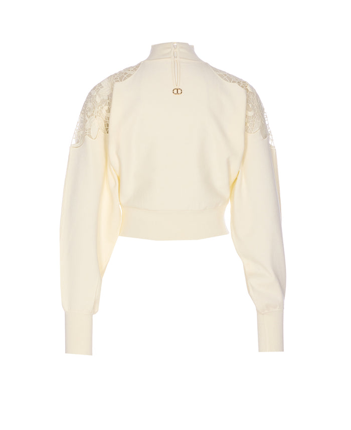 Twin-Set Sweaters White Viscose