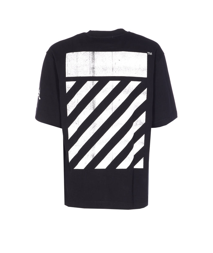 Off White T-Shirts And Polos Black Cotton