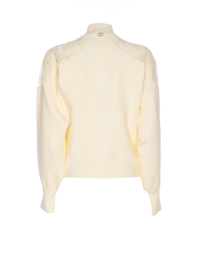 Twin-Set Sweaters White Viscose