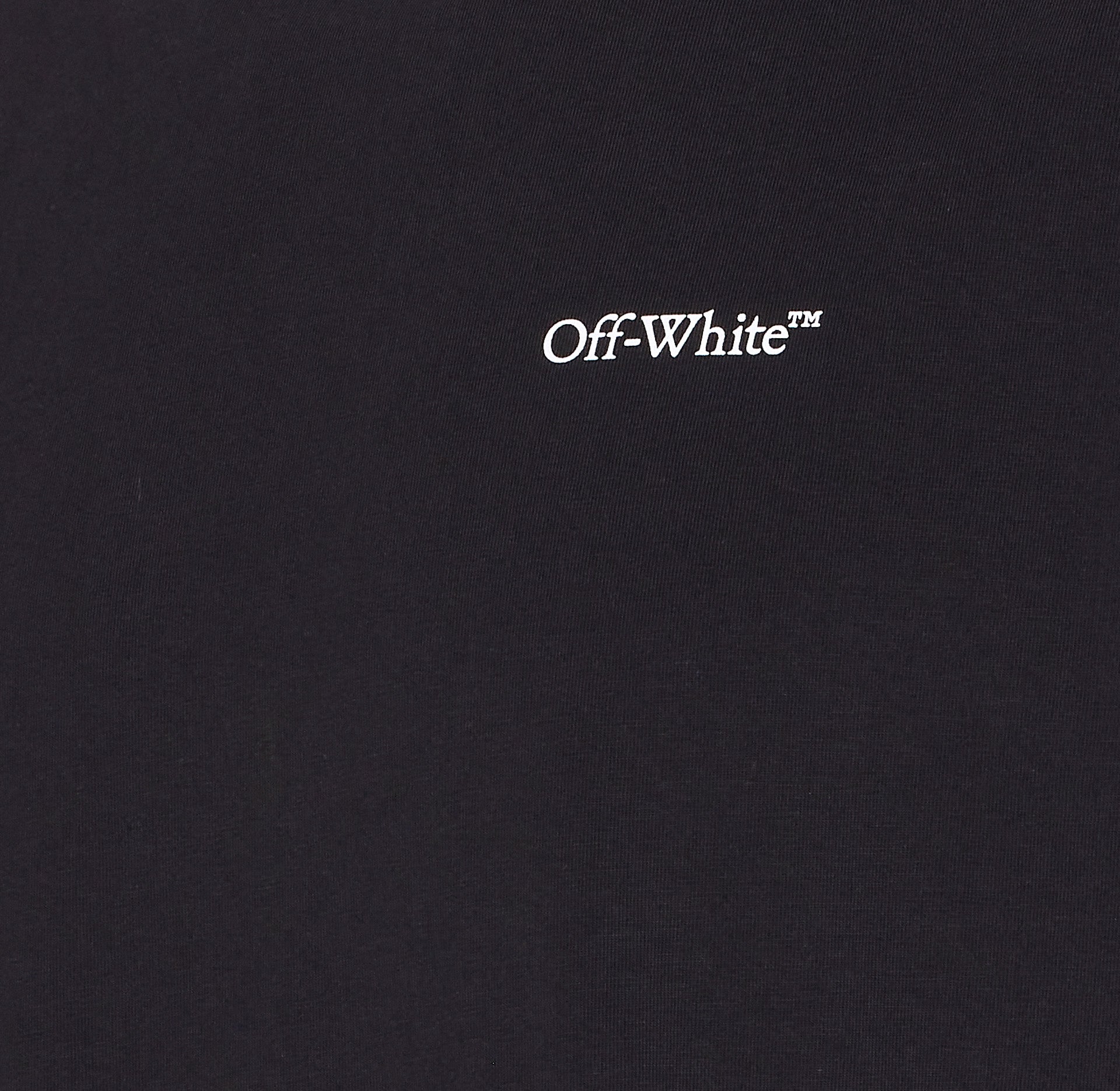 Off White T-Shirts And Polos Black Cotton