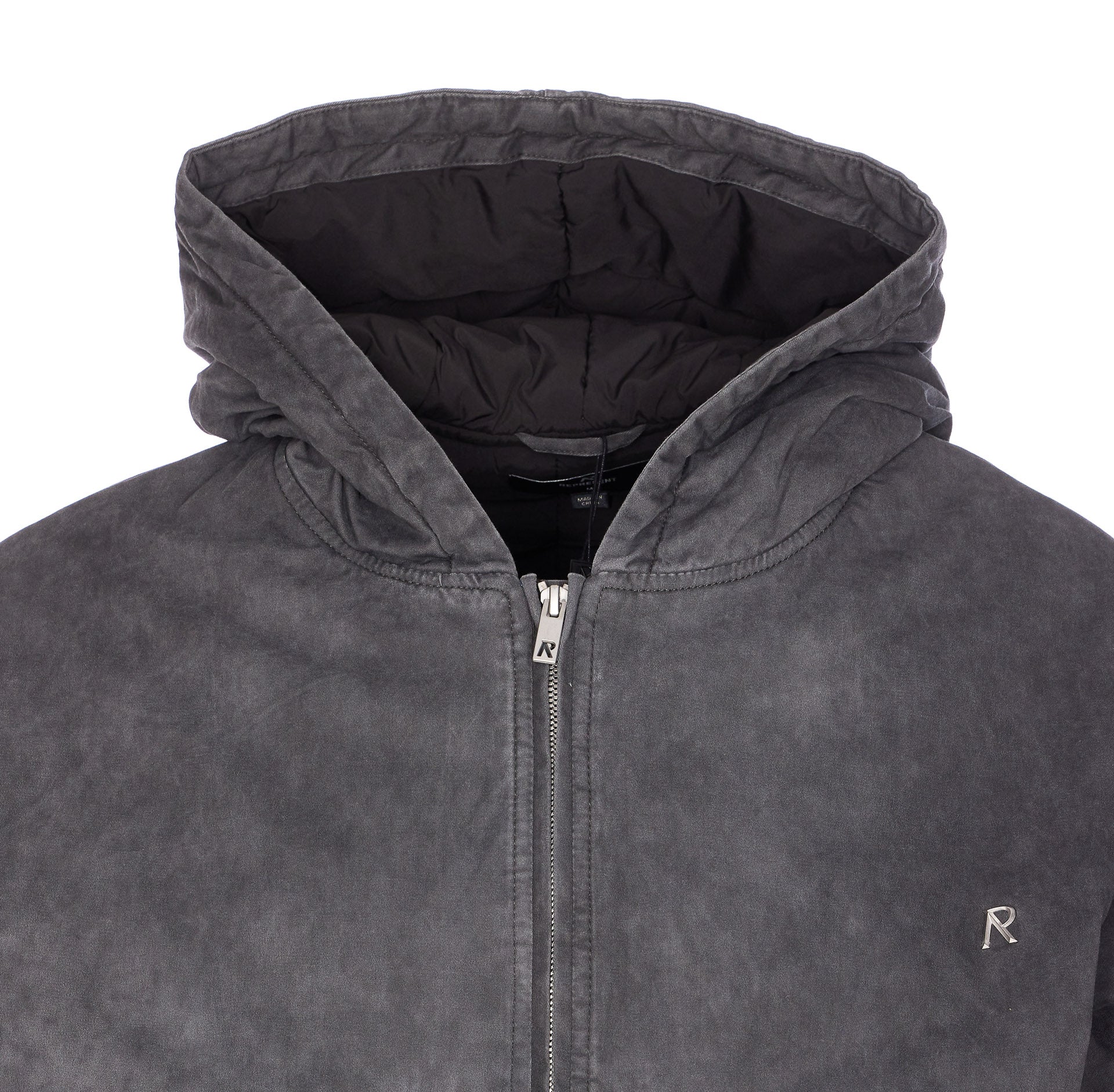 Represent Coats Grey Cotton