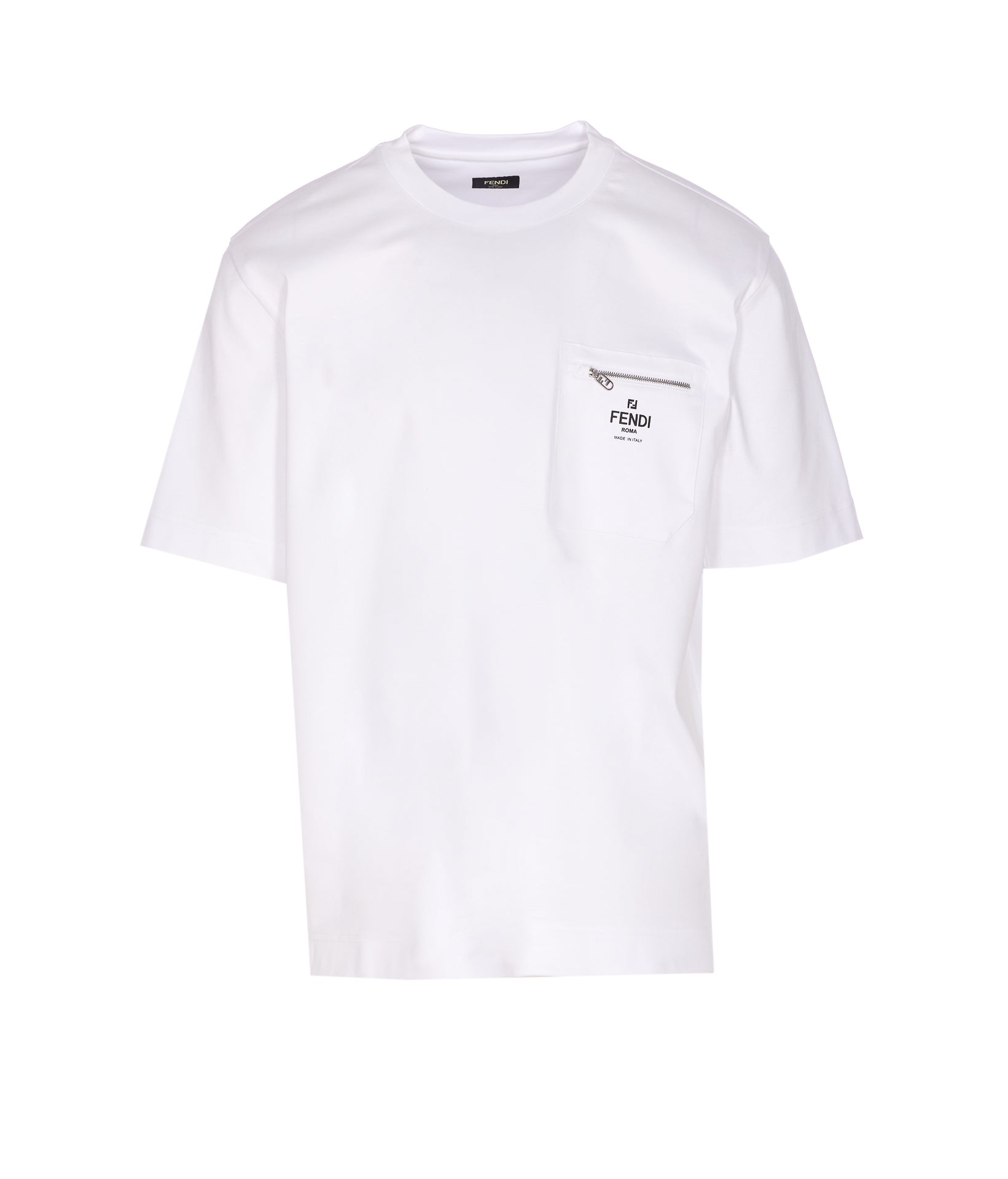 Fendi T-Shirts And Polos White Cotton