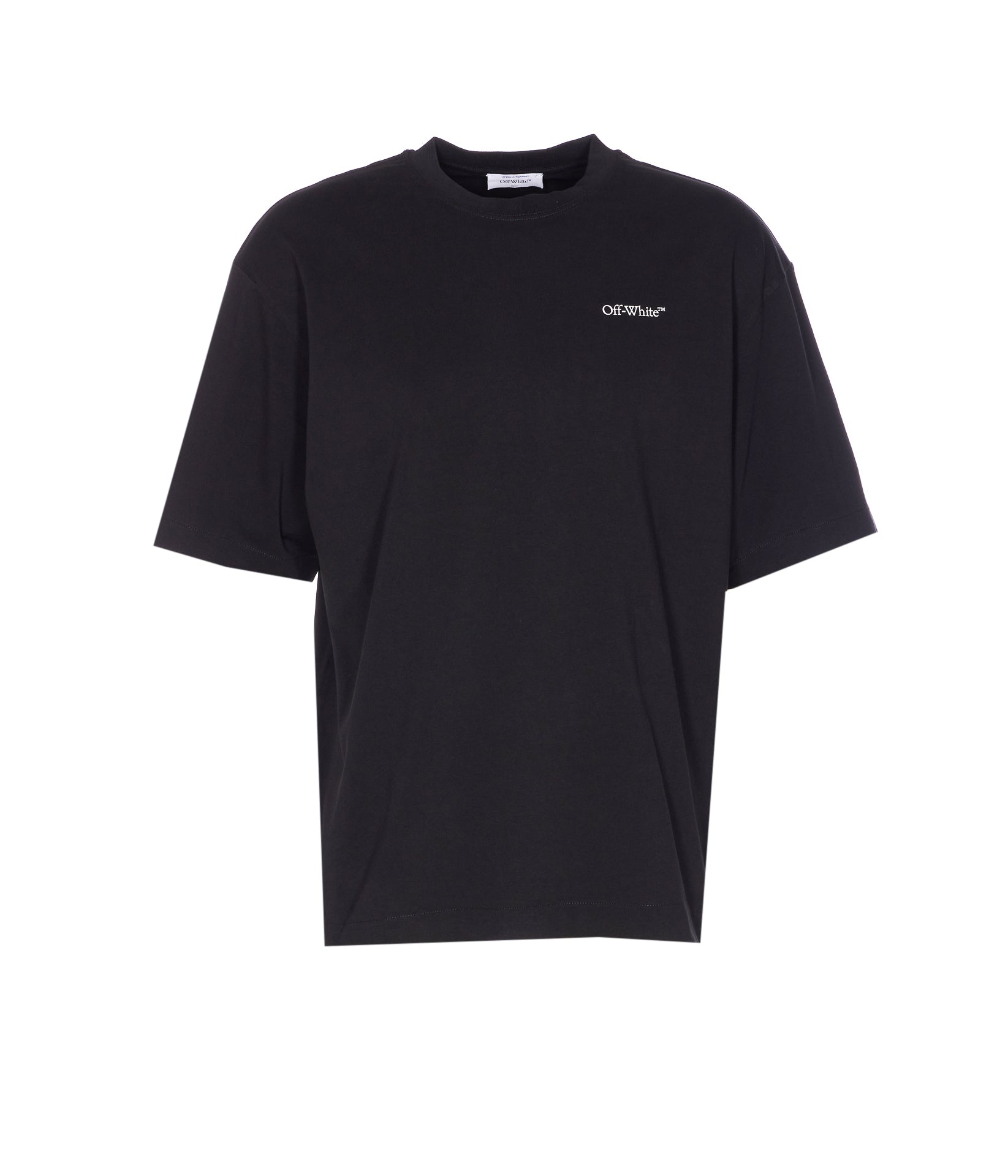 Off White T-Shirts And Polos Black Cotton
