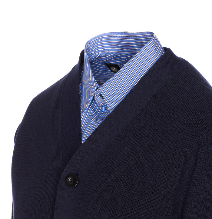 Sacai Sweaters Blue Cotton