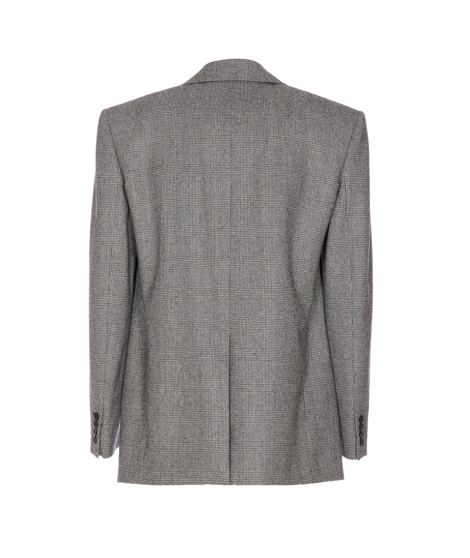 Saint Laurent Jackets Grey Wool
