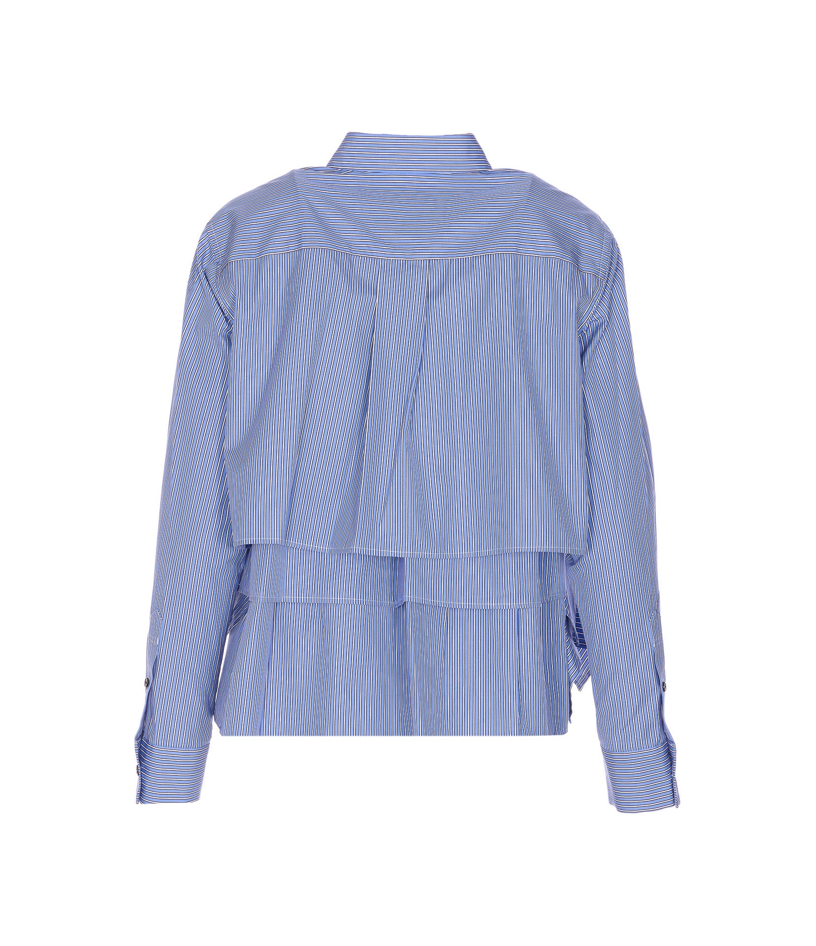 Sacai Shirts Blue Cotton