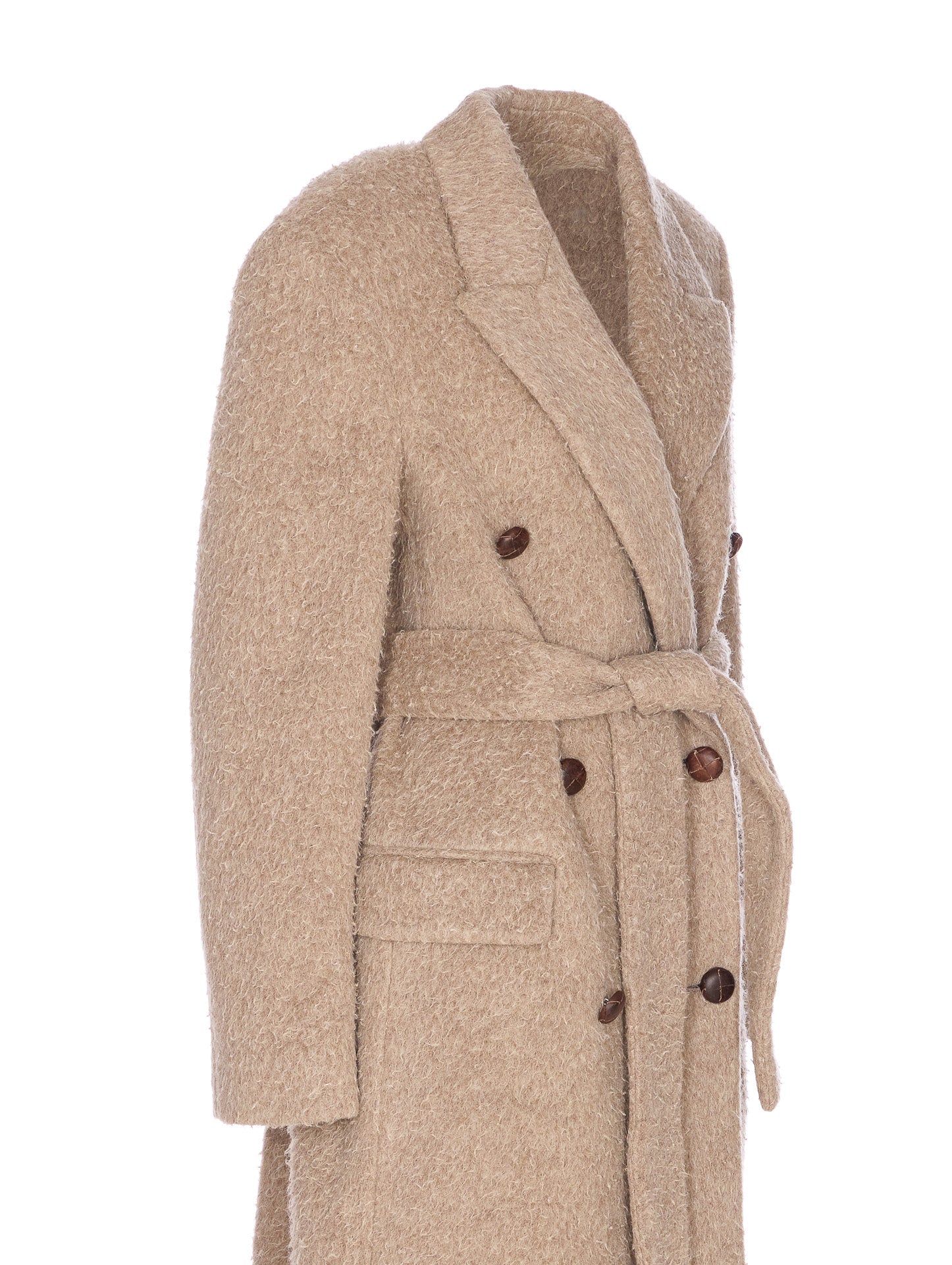 Golden Goose Coats Beige Virgin Wool