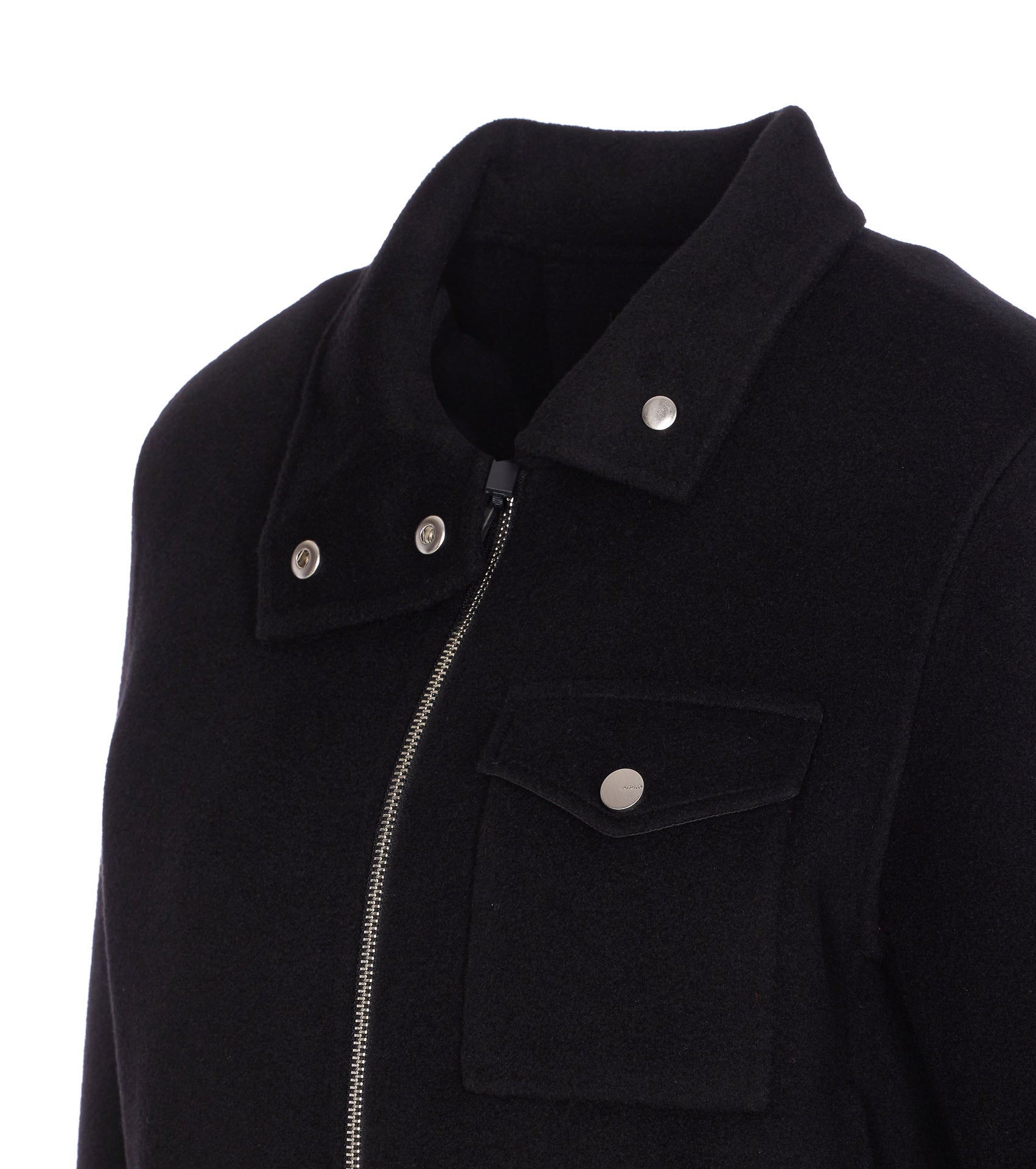 Pinko Coats Black Wool