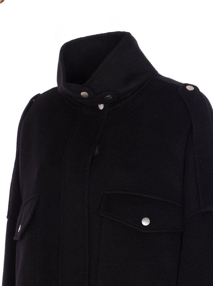 Pinko Jackets Black Wool