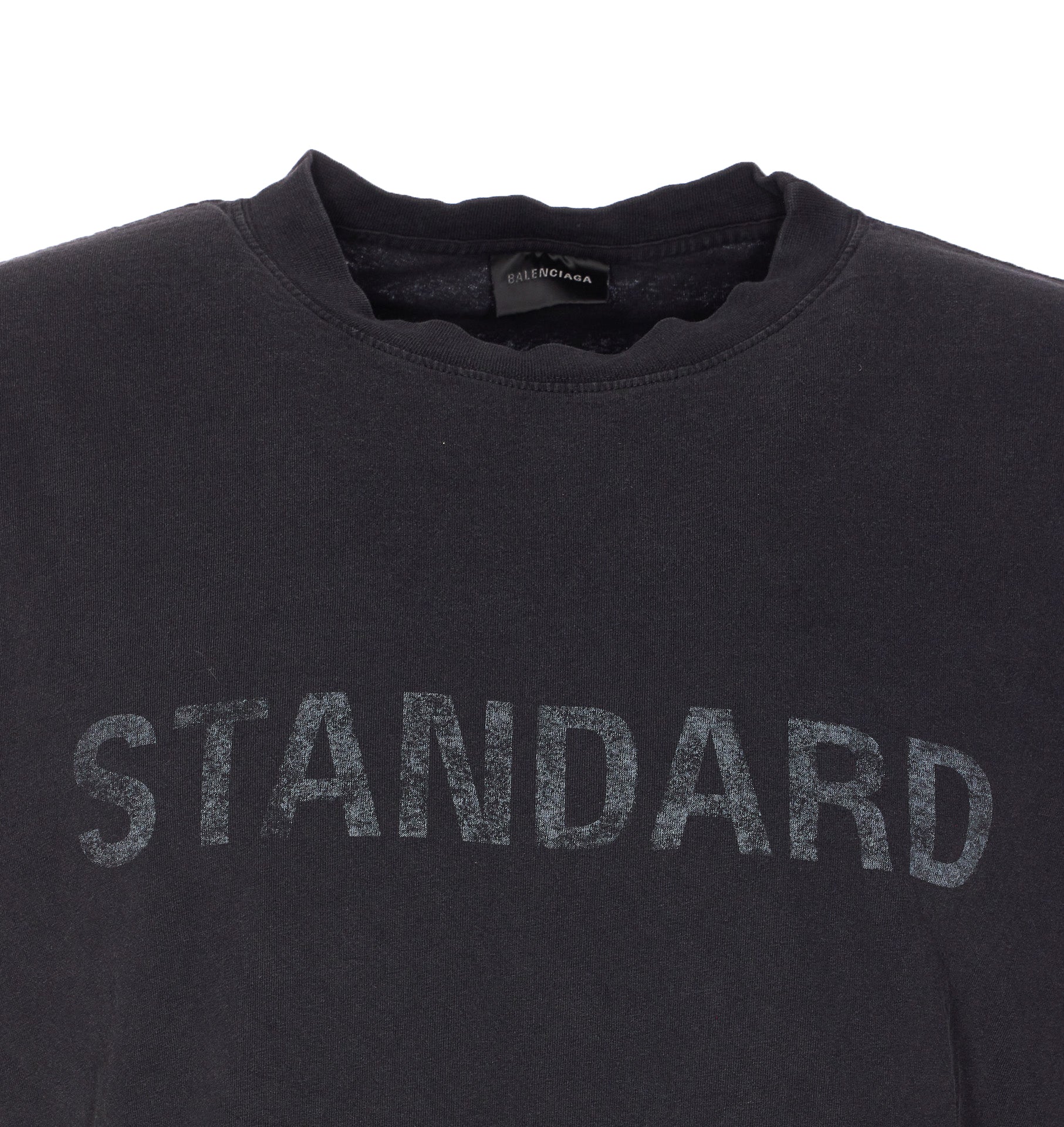 Balenciaga T-Shirts And Polos Black Cotton