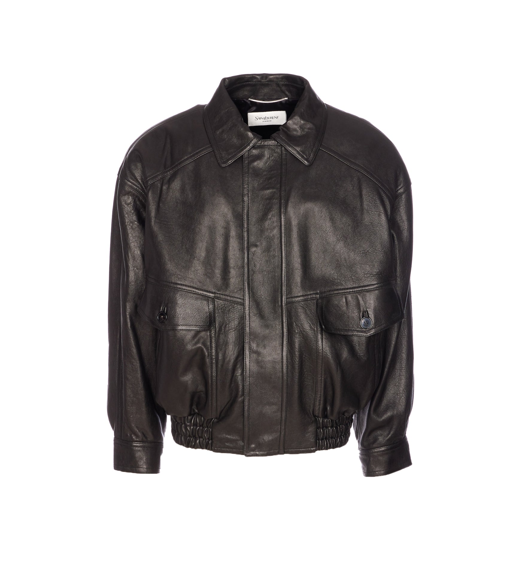 Saint Laurent Jackets Black Lambskin