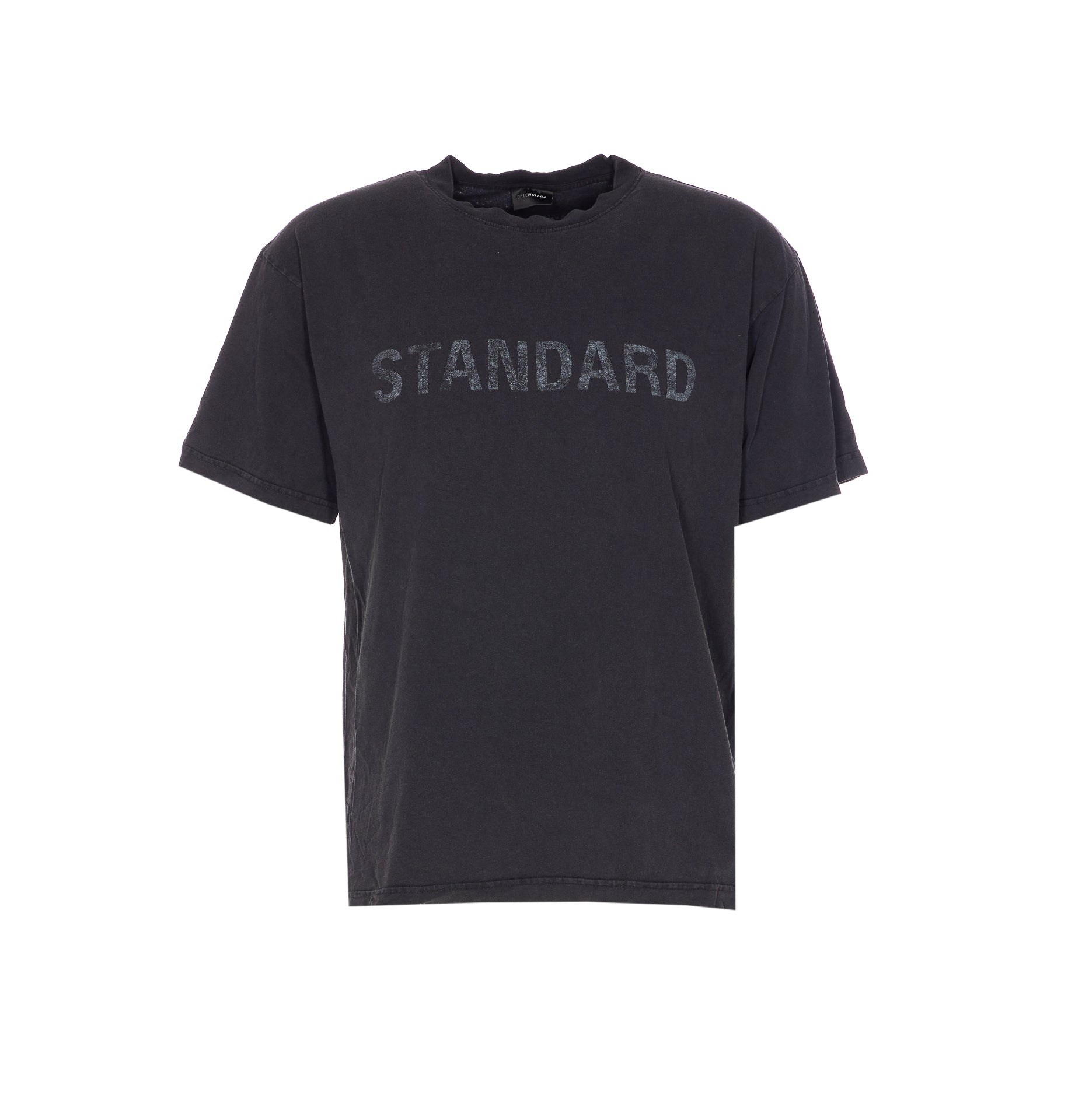 Balenciaga T-Shirts And Polos Black Cotton