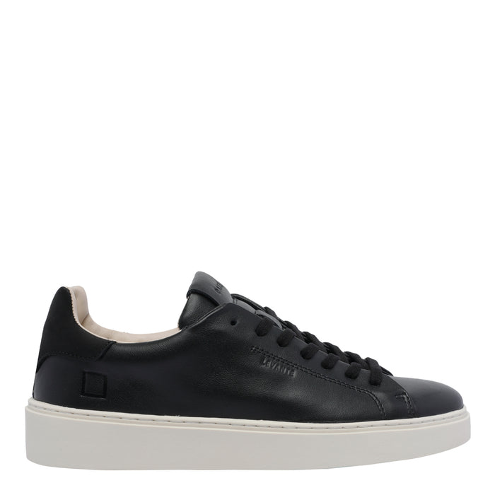 D.A.T.E. Sneakers Black Calf Leather/rubber Sole
