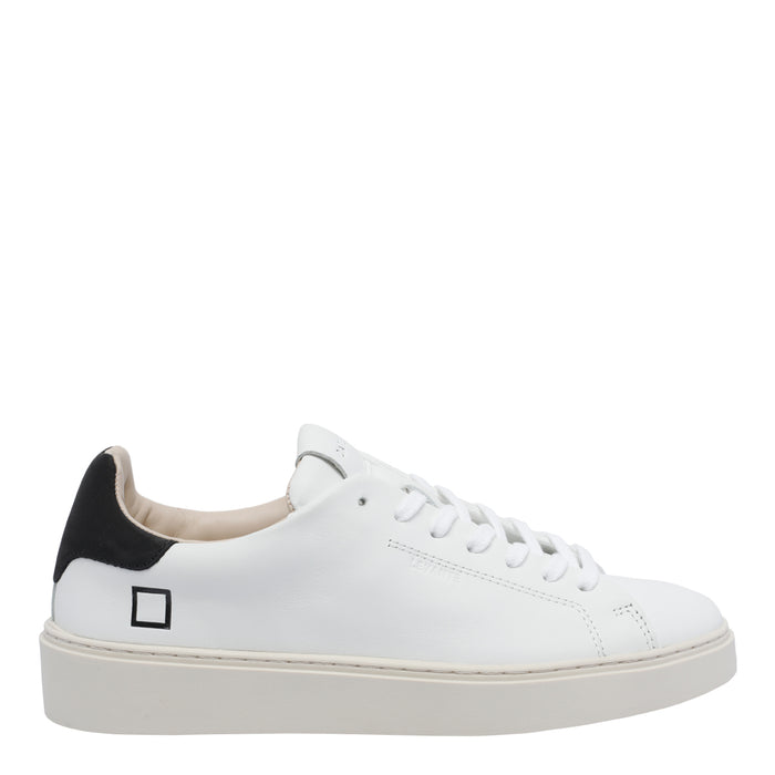 D.A.T.E. Sneakers White Calf Leather/rubber Sole