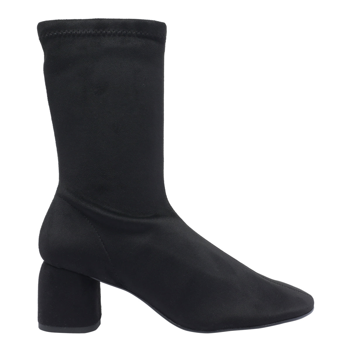 ANGEL ALARCON Boots Black Fabric/rubber Sole