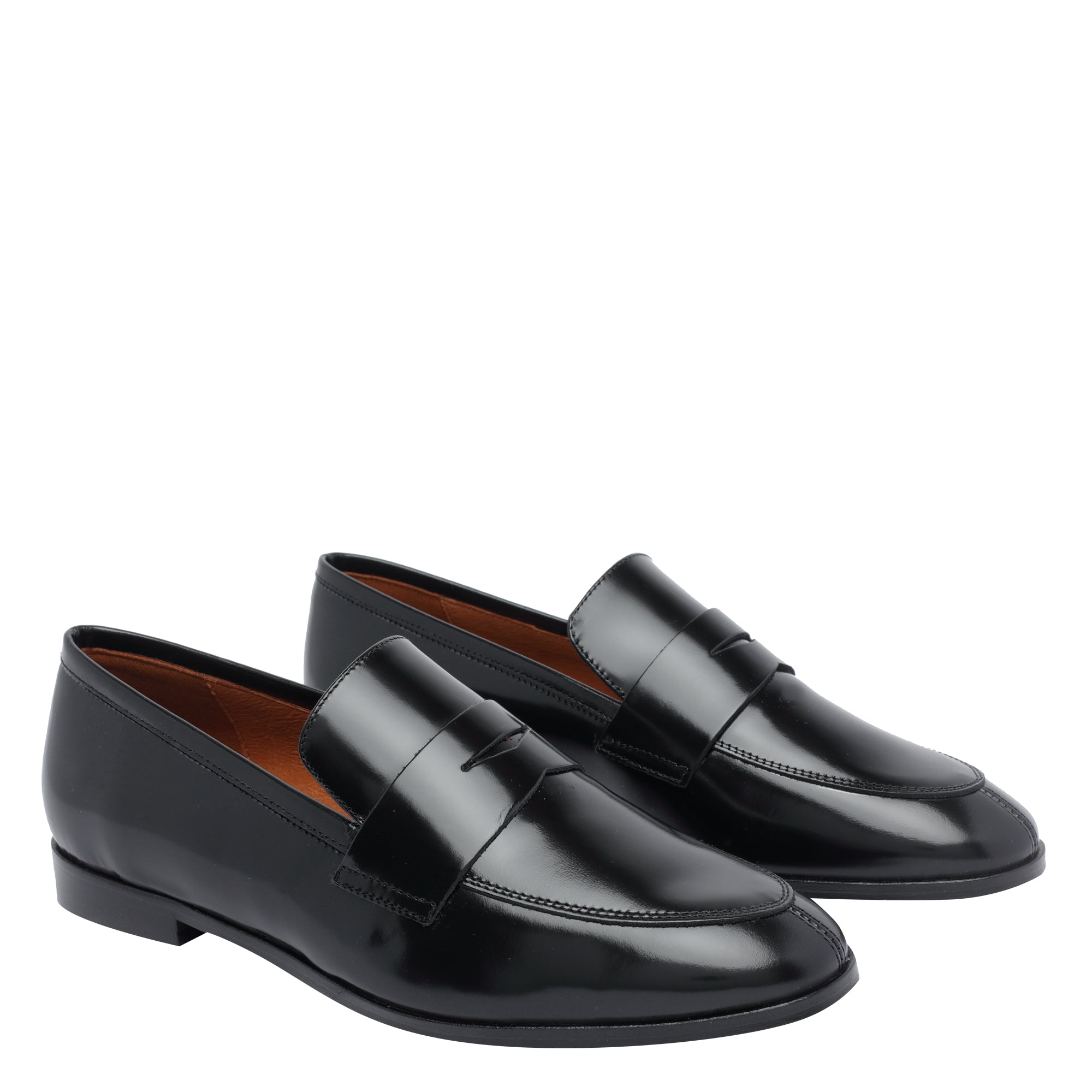 ANGEL ALARCON Flat shoes Black Calf Leather/rubber Sole