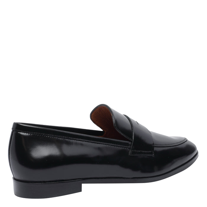 ANGEL ALARCON Flat shoes Black Calf Leather/rubber Sole