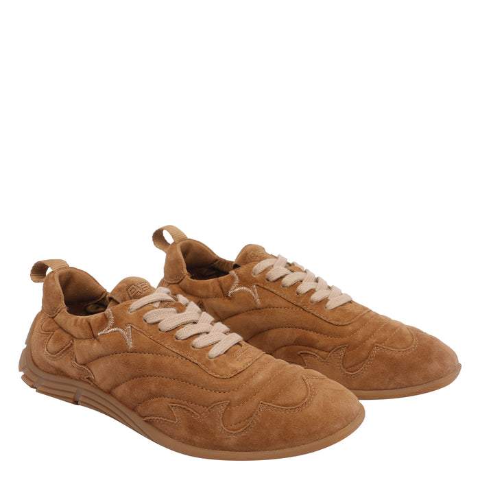 Ash Sneakers Beige Leather/ Rubber Sole
