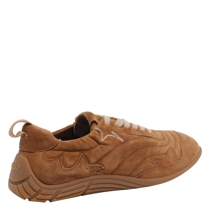 Ash Sneakers Beige Leather/ Rubber Sole