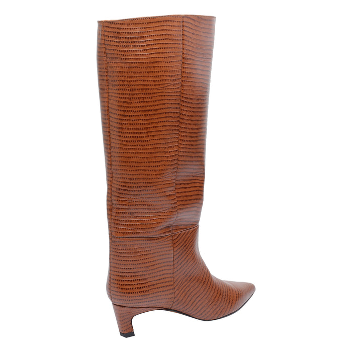 Angel Alarcon Boots Brown Calf Leather/rubber Sole