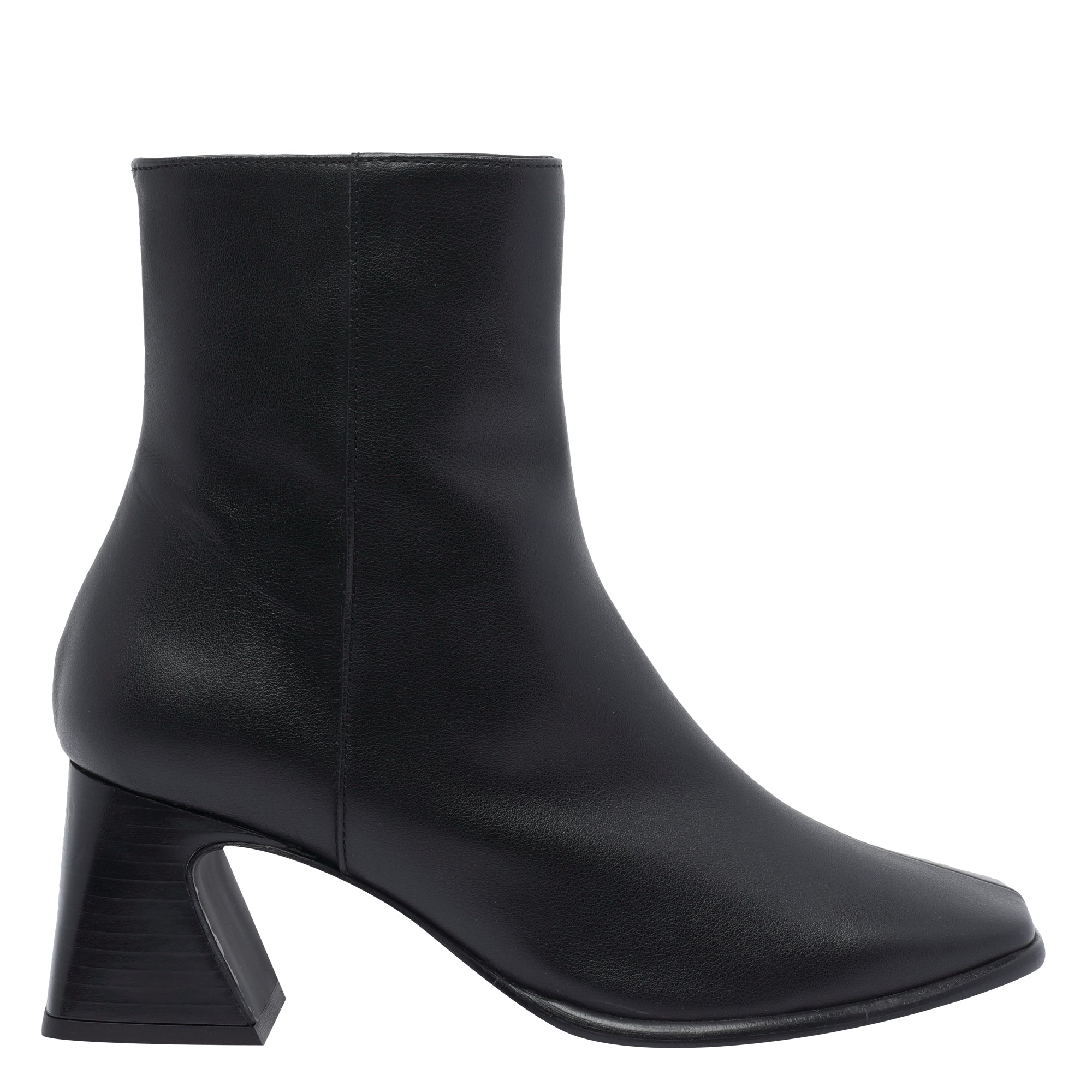 ANGEL ALARCON Boots Black Calf Leather/rubber Sole