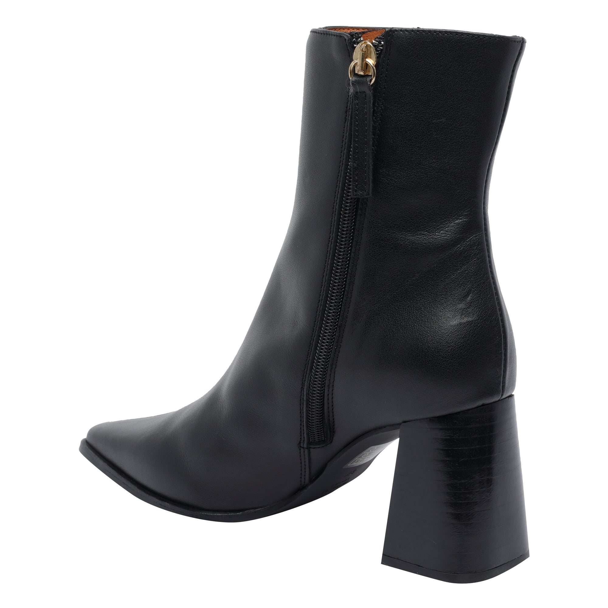ANGEL ALARCON Boots Black Calf Leather/rubber Sole