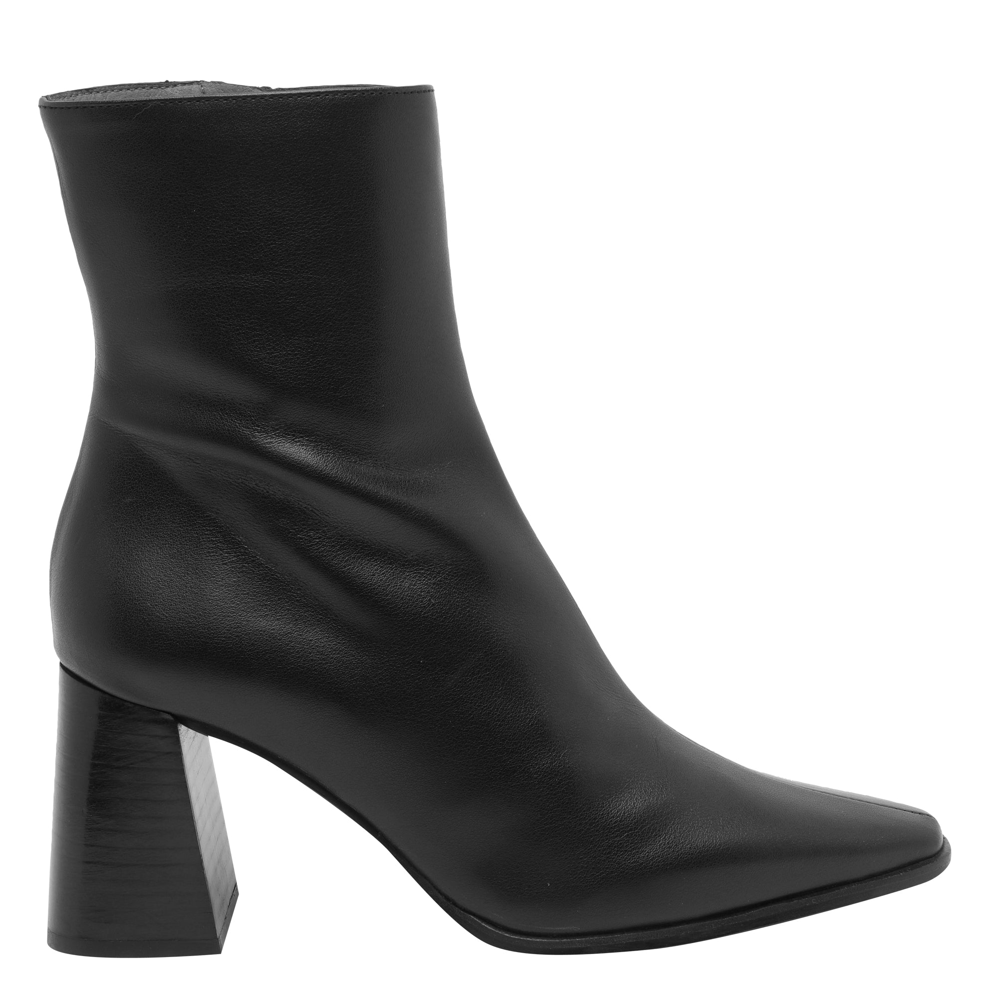 ANGEL ALARCON Boots Black Calf Leather/rubber Sole