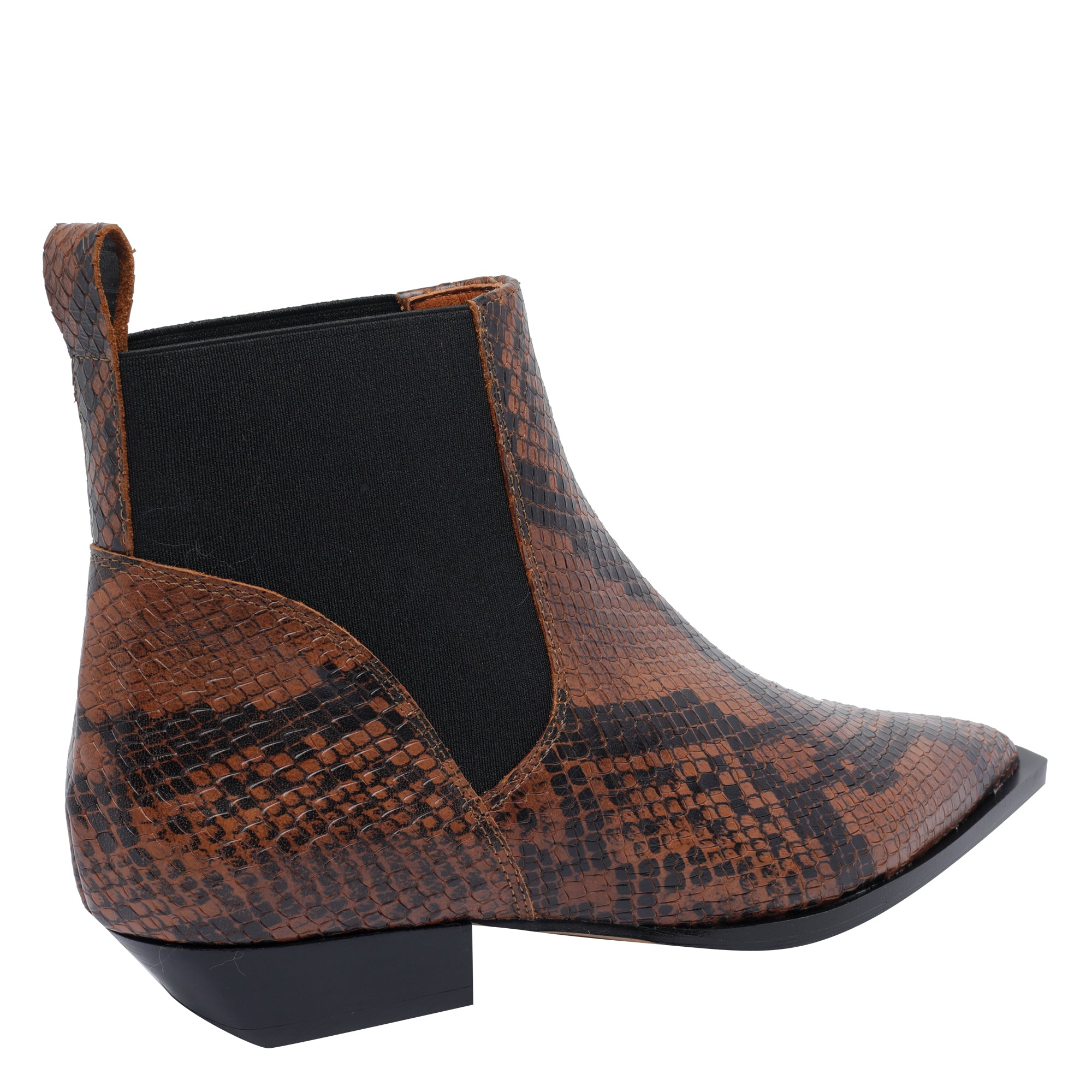 ANGEL ALARCON Boots Brown Calf Leather/rubber Sole