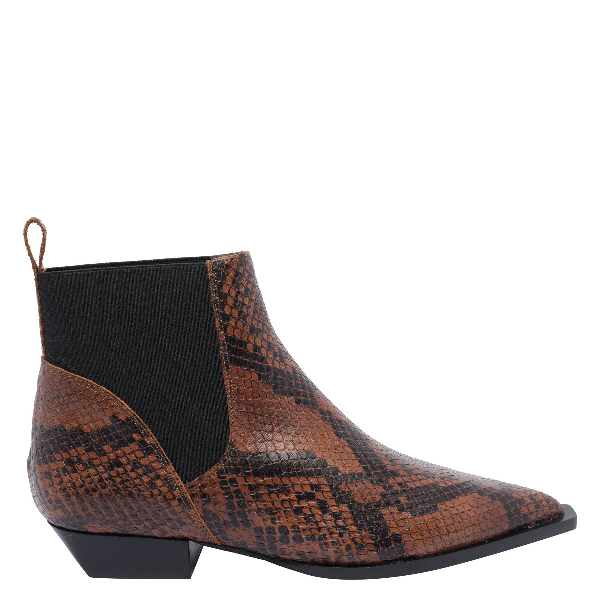 ANGEL ALARCON Boots Brown Calf Leather/rubber Sole