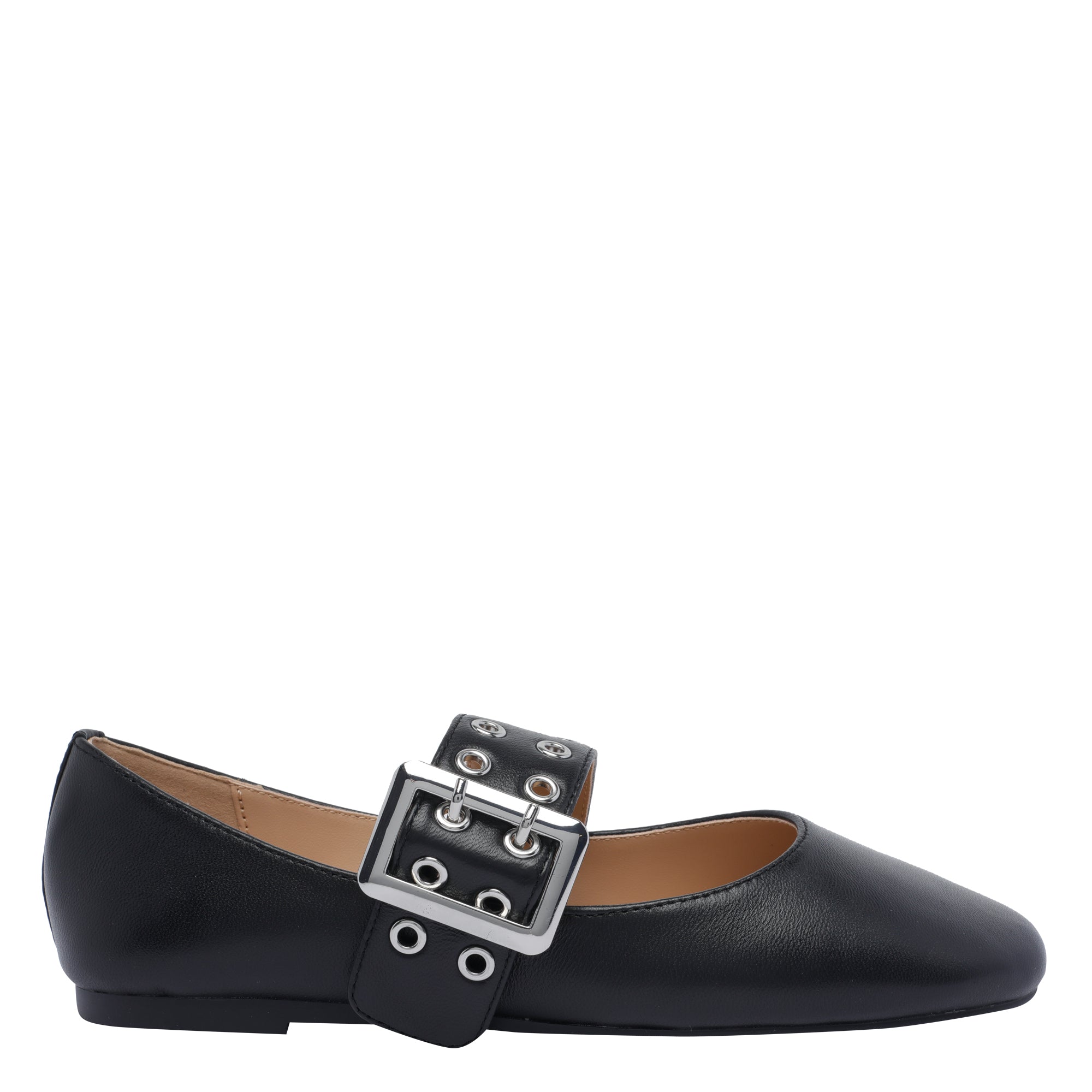 Steve Madden Flat shoes Black Calf Leather/rubber Sole
