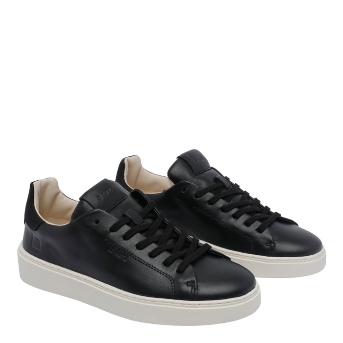 D.A.T.E. Sneakers Black Calf Leather/rubber Sole