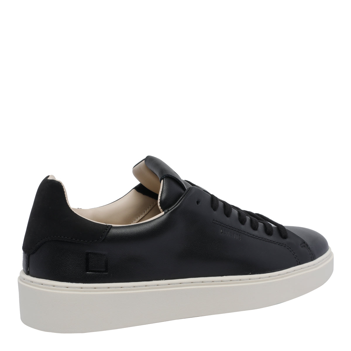 D.A.T.E. Sneakers Black Calf Leather/rubber Sole