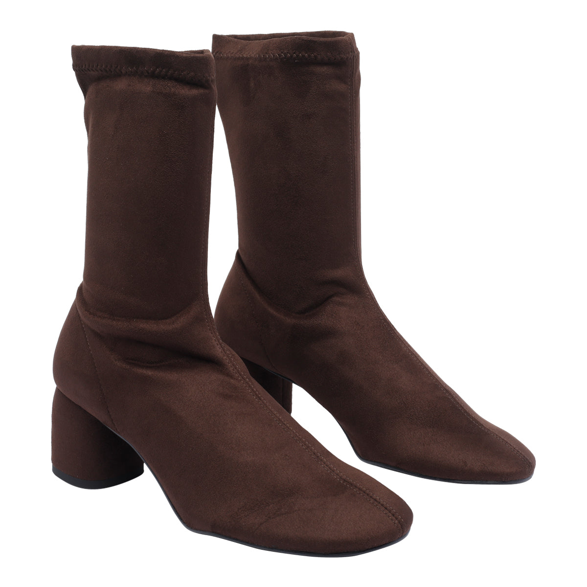 ANGEL ALARCON Boots Brown Fabric/rubber Sole