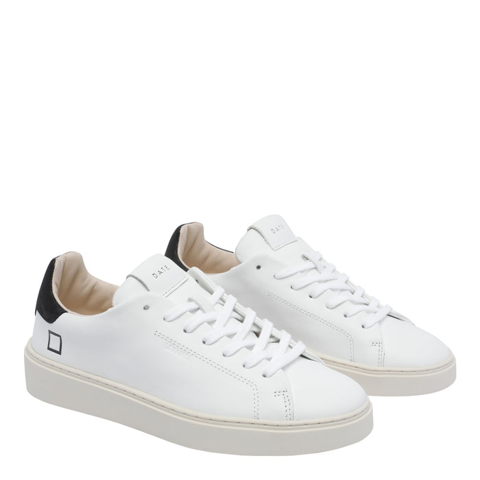 D.A.T.E. Sneakers White Calf Leather/rubber Sole